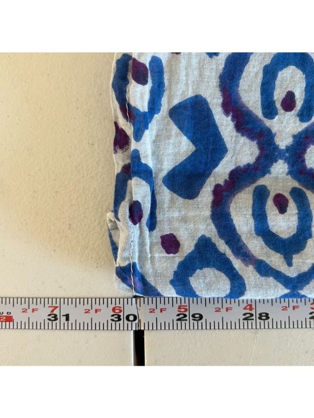 Antica Sartoria Positano Blue Cotton Swim Cover Up Tunic Blue Amalfi Resort S/M - Picture 13 of 15
